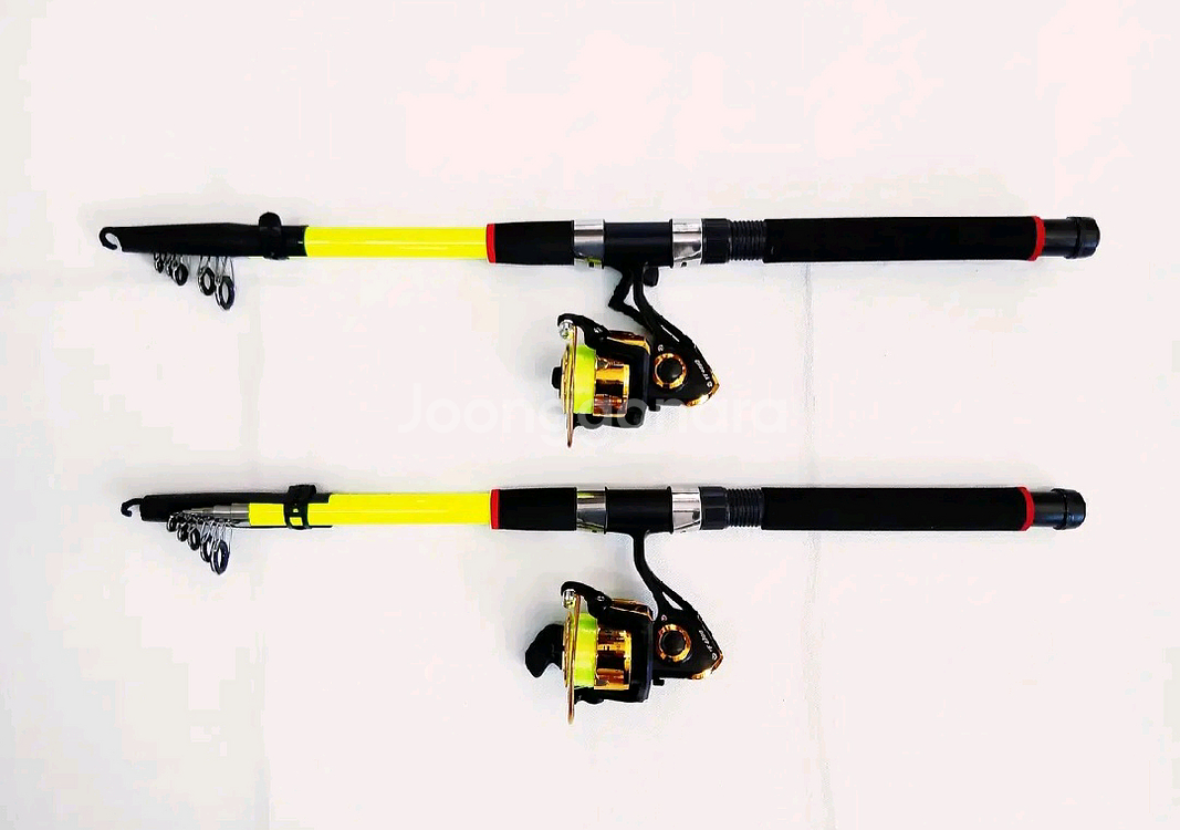 원투낚시대 3m 2대+4000번릴 2대+릴줄--0