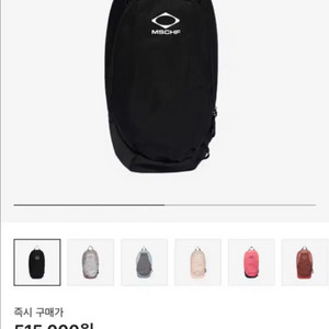 미스치프 롬버스 백팩 블랙