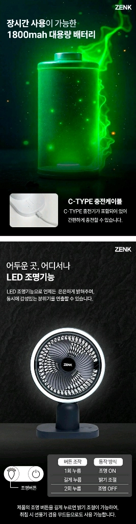 [새상품]탁상용 선풍기 이미지