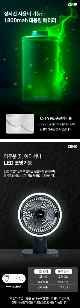 [새상품]탁상용 선풍기--2