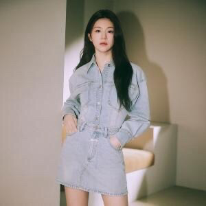 마리떼 셔츠 W SLIM FIT DENIM SHIRT