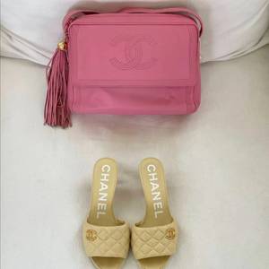 샤넬 빈티지 핑크 3번대 숄더백