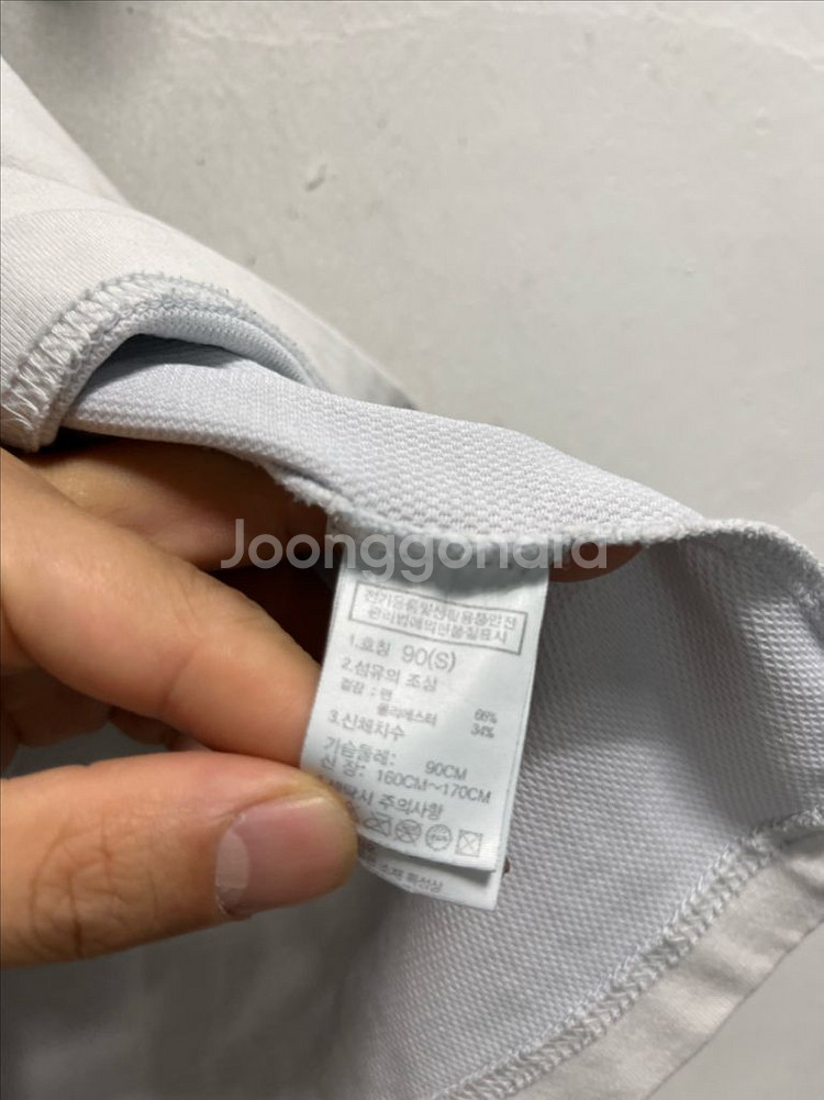 95 노스페이스 스판 루즈핏 반팔티--2