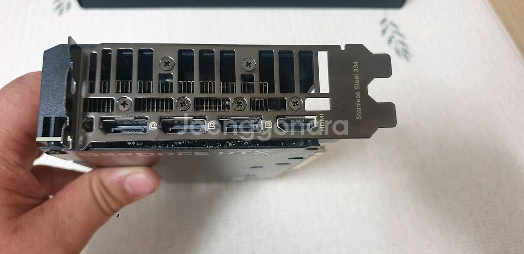 아수스 RTX3060TI 그래픽카드 팝니다--4