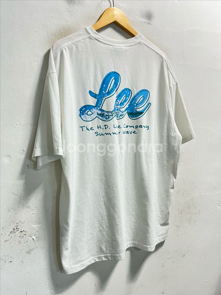 105-110 Lee 빅로고 루즈핏 반팔티--5
