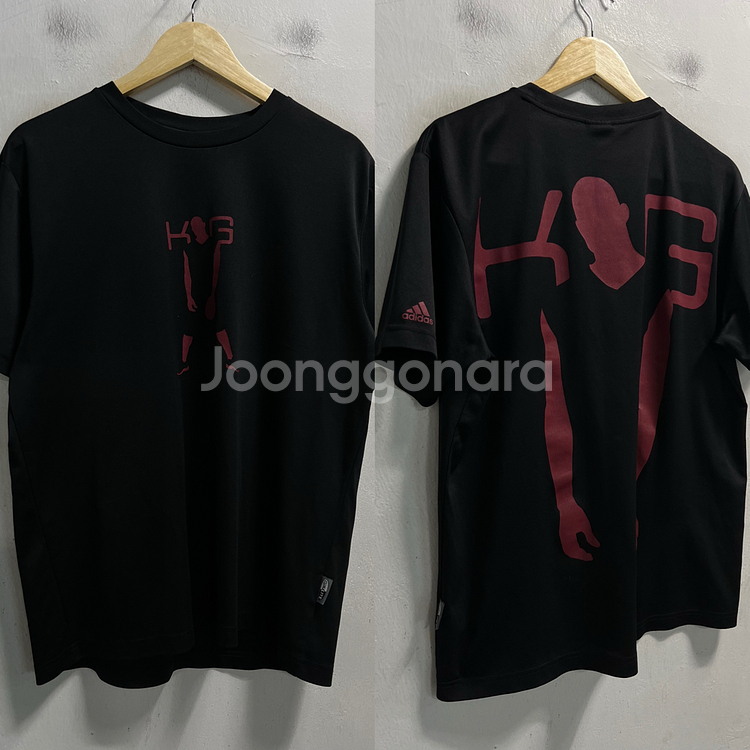 105 아디다스 기능성 스판 반팔티--0