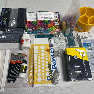 컬러리스트 기사 실기재료 + 필기시험 책