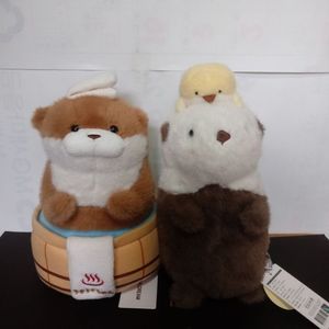 온천 우소우소짱인형.해달인형.2개일괄