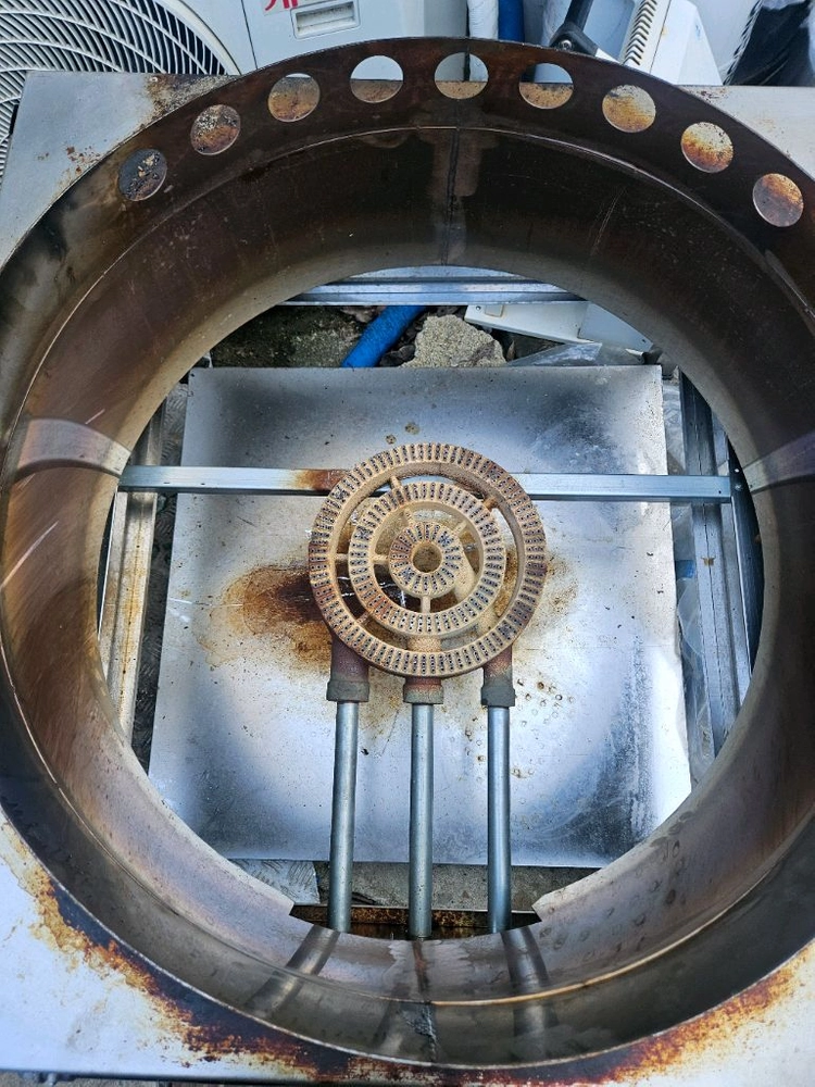 신용산업 무쇠 가마솥 면렌지 LNG(SM750N-001 이미지