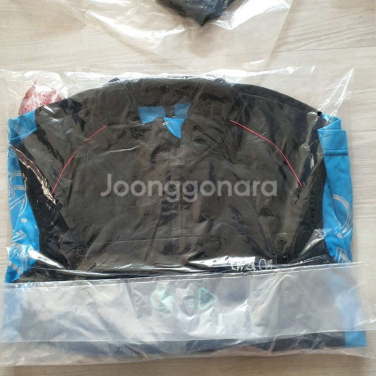 블랙/블루 스포츠 자켓 져지 저지 여성용 M--0
