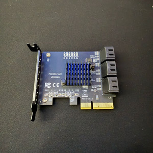 PCI-E SATA 6슬롯 확장 카드