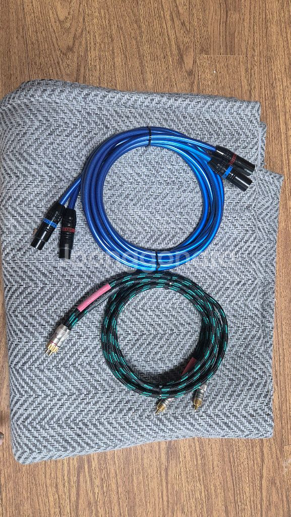네오텍 xlr 2m / 오디오플러스 rca 1.8m--0