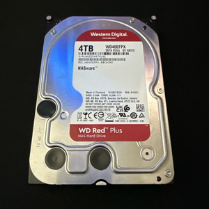 WD Red Plus 4TB NAS 하드