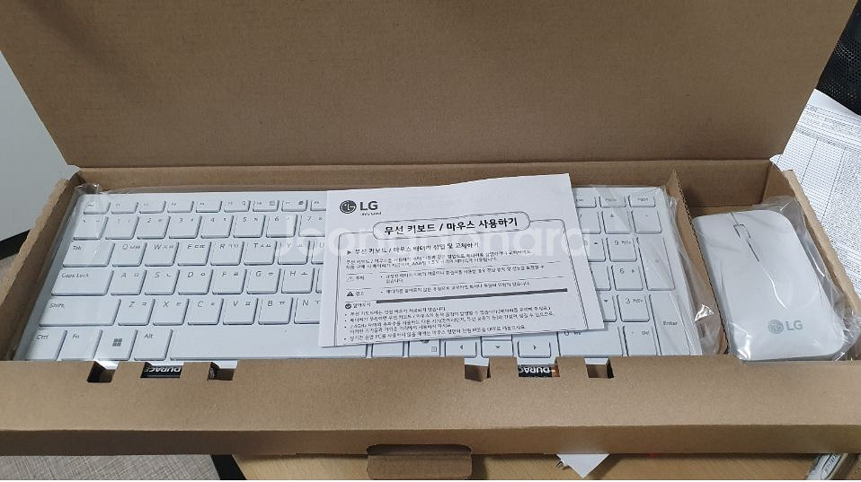 LG무선키보드 먀우스--0