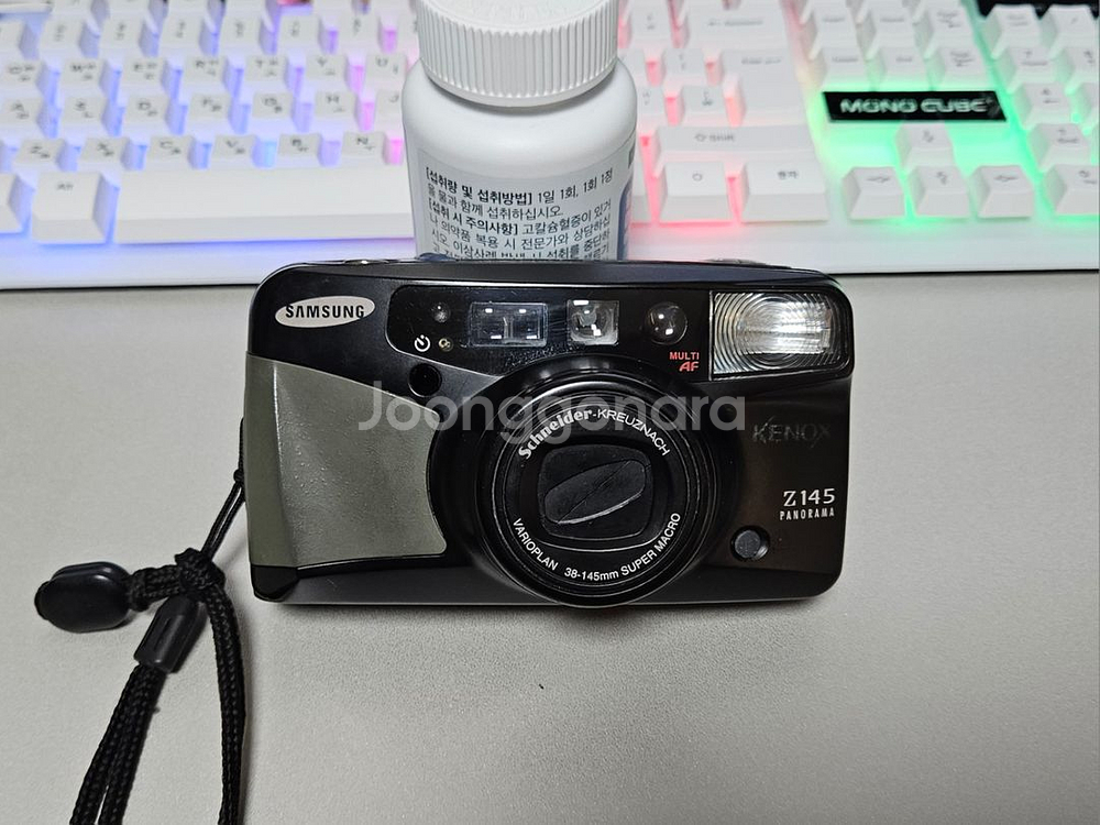 삼성 케녹스 Z145 필카 필름 카메라 작동확인--0