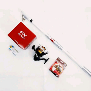 원투낚시대360+시마노4000번릴+릴줄