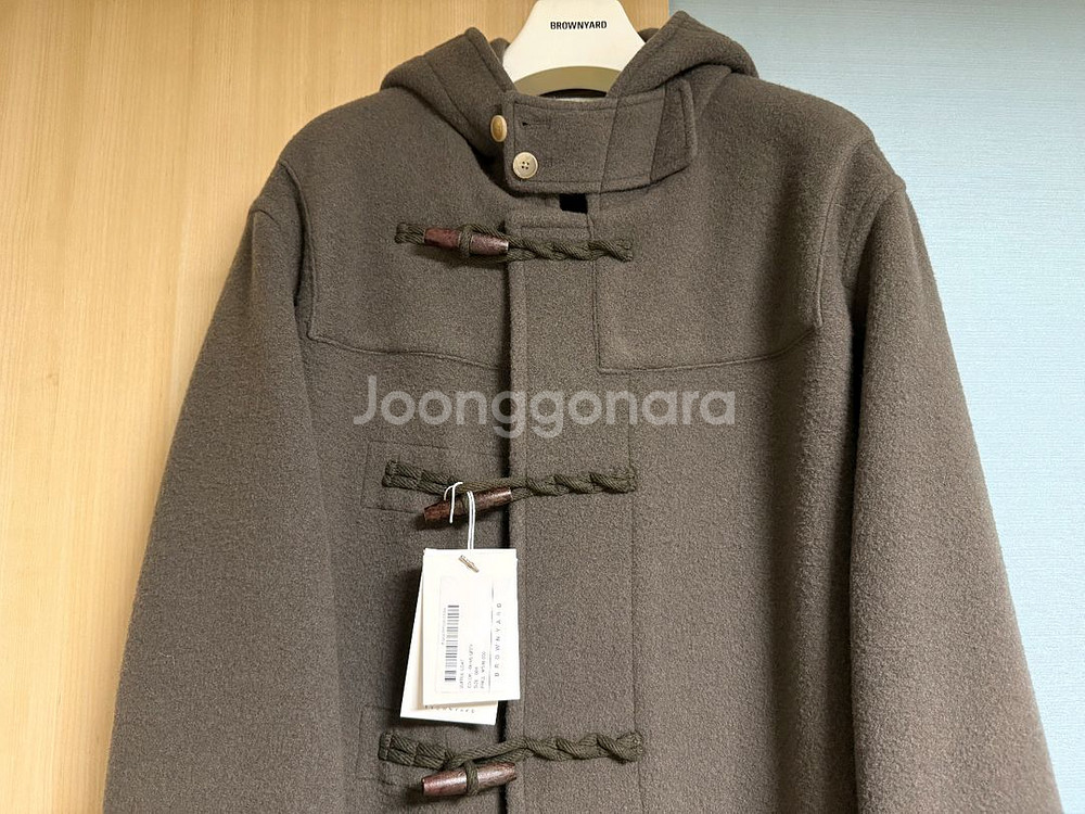 24FW 브라운야드 더플코트 사이즈4--2