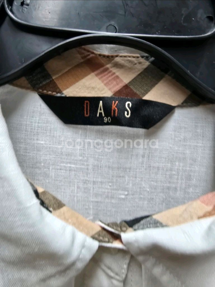 닥스 여성 흰색 마 셔츠 90--1