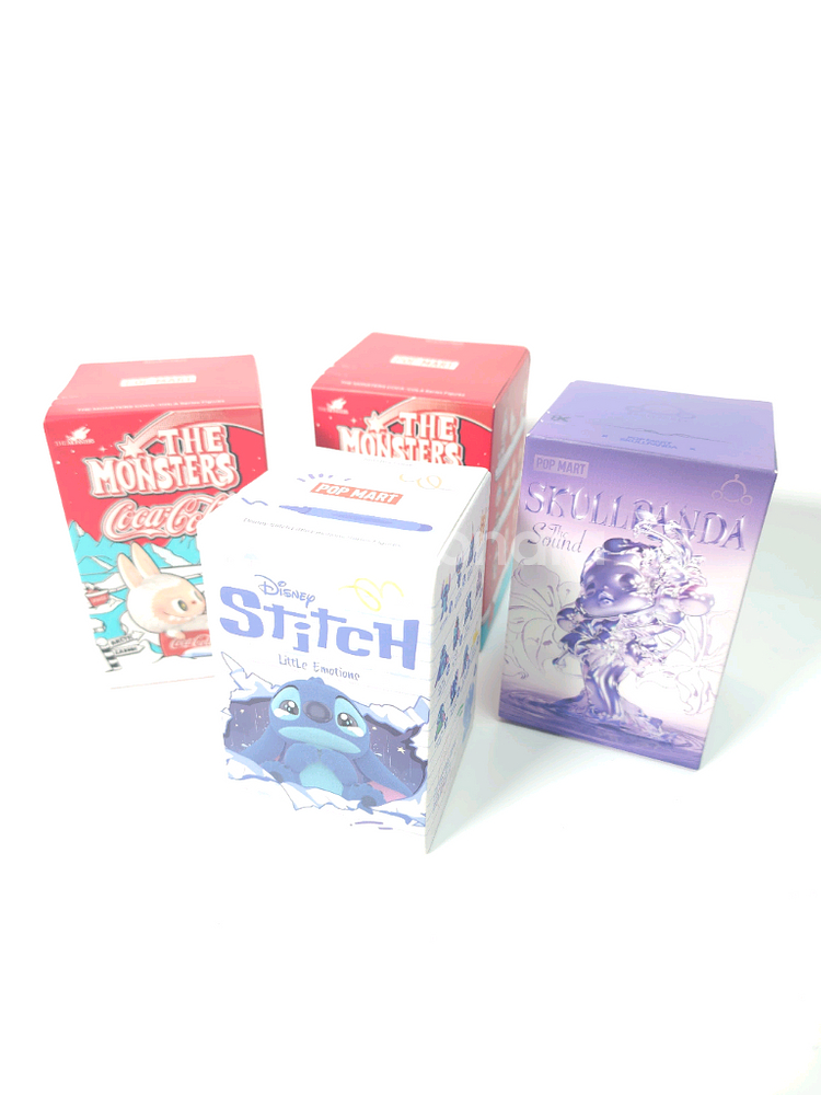 팝마트 라부부 스컬판다 스티치 미개봉 랜덤피규어--0