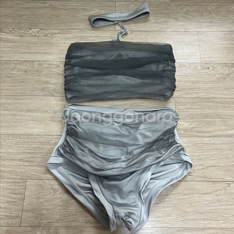아난캐폴웨어 누디 본 셔링 세트 그레이 S--1