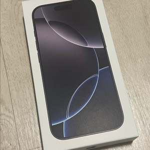 아이폰 16프로 미개봉 새제품 블랙 티타늄 256G
