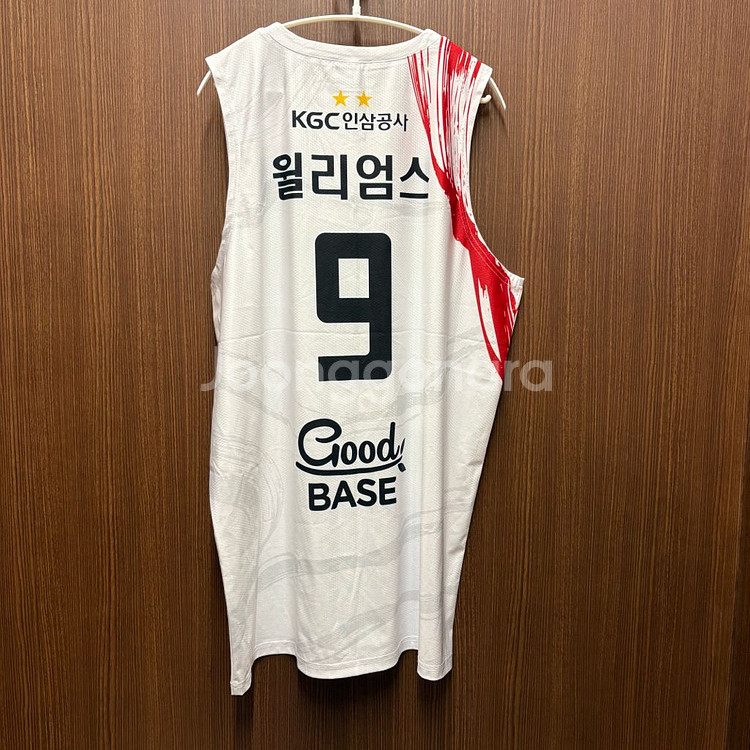 안양 정관장 윌리엄스 스윙맨 농구 유니폼 3XL--2