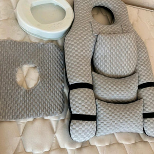 망막박리 후케어 마사지베드와 쿠션세트