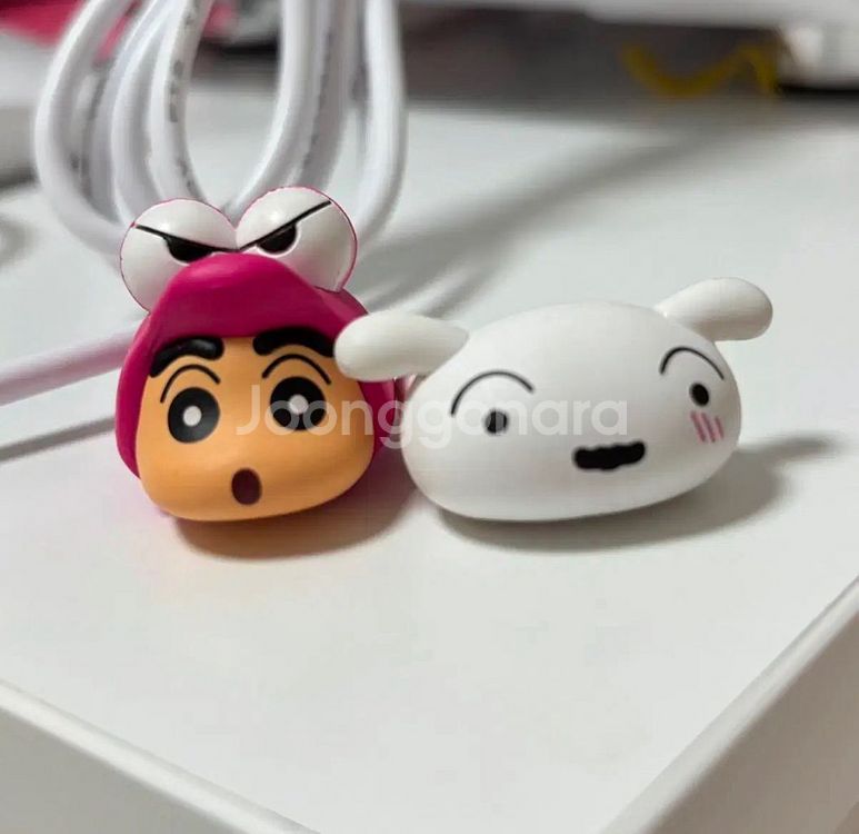 짱구 흰둥이 가챠 반지--0
