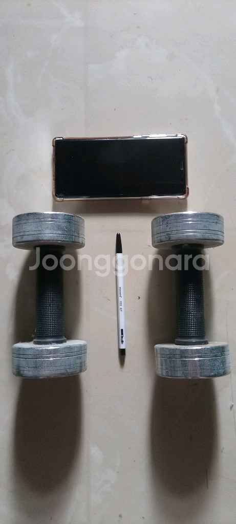 덤벨 3kg 금속 아령 한 세트 dumbbell set--0