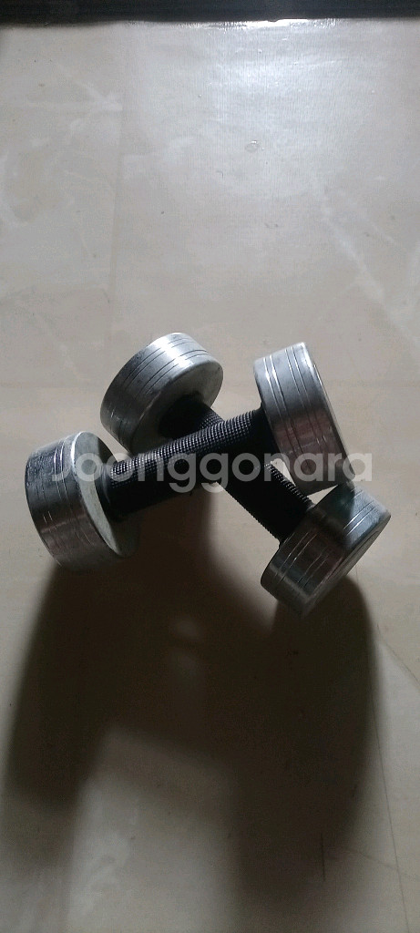 덤벨 3kg 금속 아령 한 세트 dumbbell set--2
