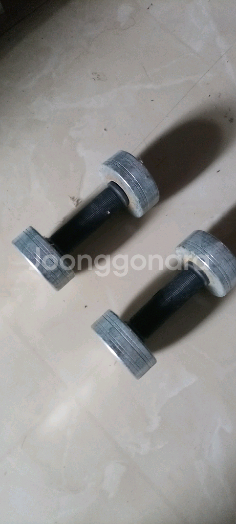 덤벨 3kg 금속 아령 한 세트 dumbbell set--5