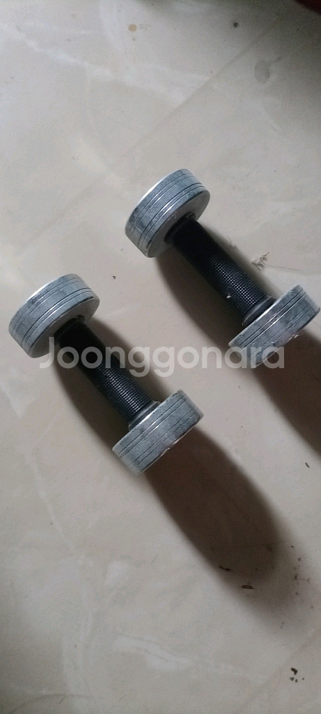 덤벨 3kg 금속 아령 한 세트 dumbbell set--4
