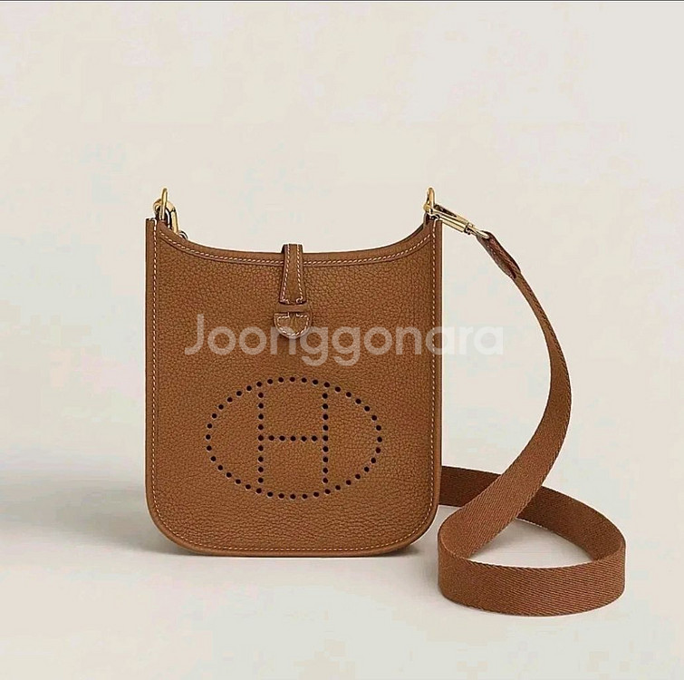 에르메스 미니에블린 골드금장k각인--0