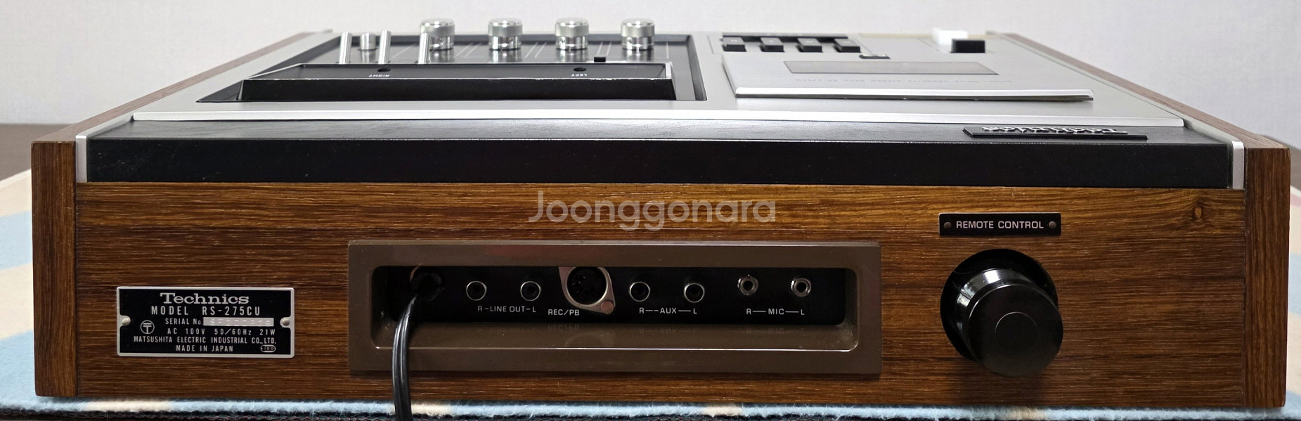 테크닉스 카세트 데크 RS-275CU--4