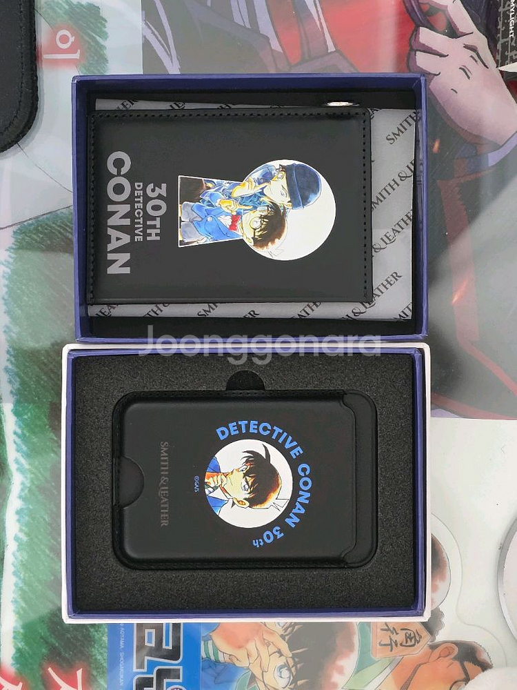 명탐정 코난 30주년 전시회 MD 마그네틱 카드포켓--0