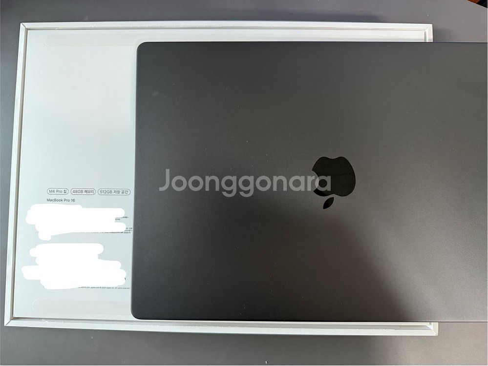 맥북 프로 16 m4pro 48/512 팝니다.--0