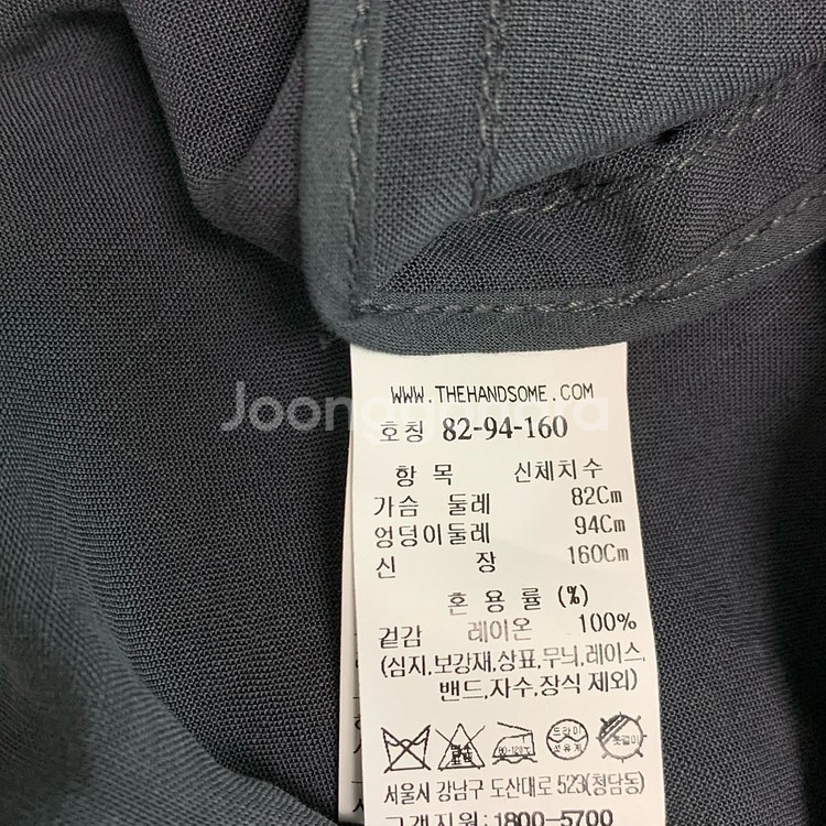 [한섬] 24SS 시스템 오버사이즈 하프 슬리브 자켓--7