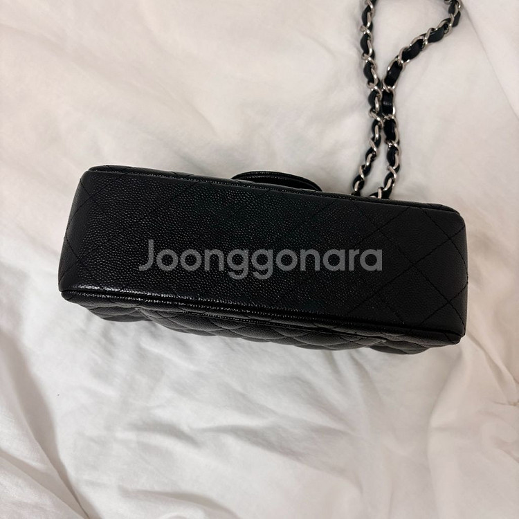 샤넬뉴미니캐비어은장--4