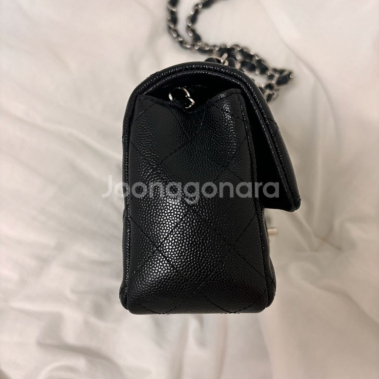 샤넬뉴미니캐비어은장--3