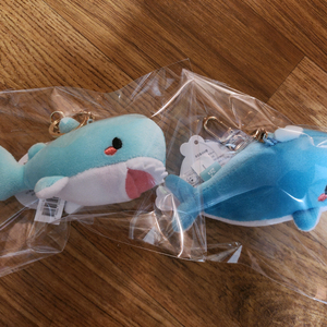민트상어, 하늘고래 인형 키링 세트