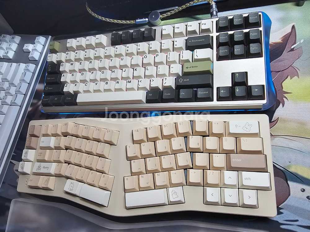 돌고래 pc 커스텀 키보드 판매합니다.--1