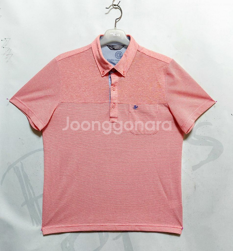 새제품급/인디안 남성반팔티100/카라 폴로티/--0