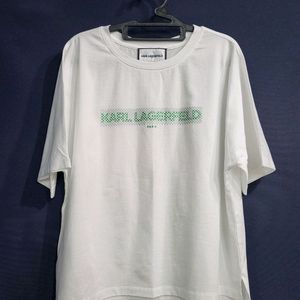 칼라거펠트 라운드티(택없는 새상품)