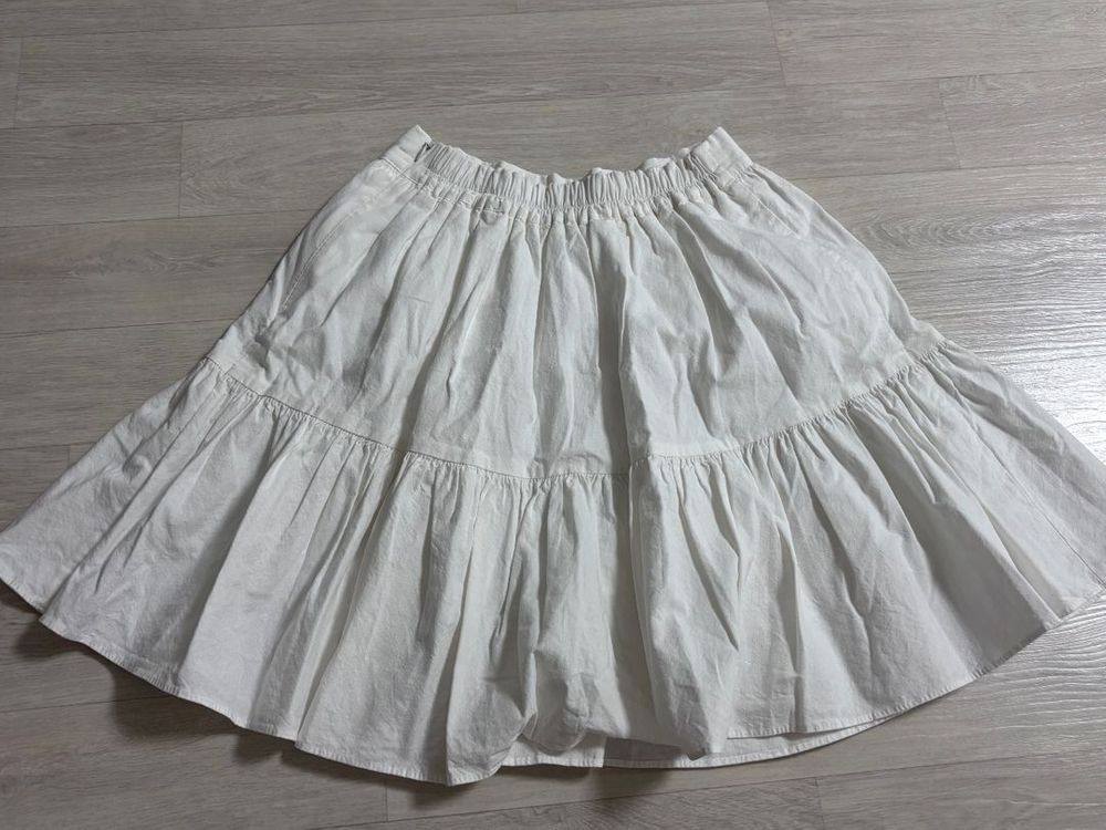 캉캉스커트 (베이지,흰색 ) cu 편의점 택포--3