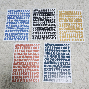 다꾸 알숫스 판매 알페벳스티커