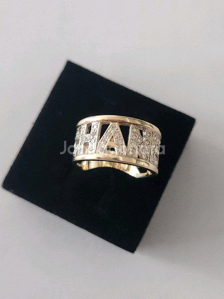 14K 화려하면서 고급스런 반지--1