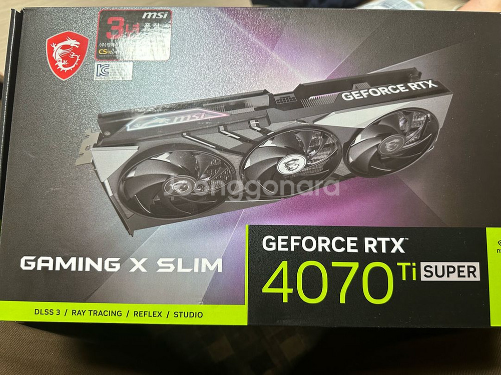 MSI RTX 4070 Ti SUPER 슬림--0