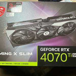 MSI RTX 4070 Ti SUPER 슬림