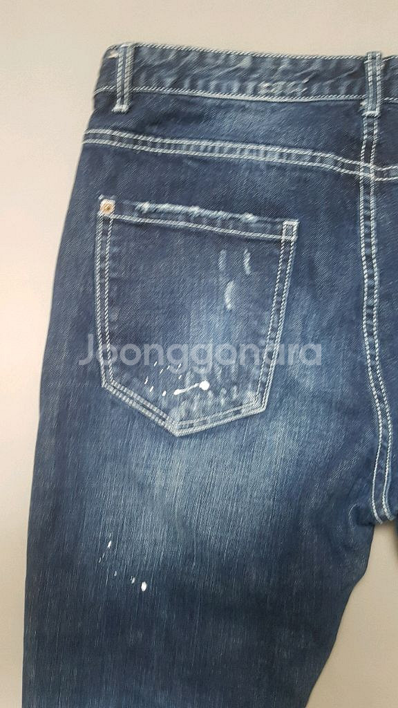 [52] 디스퀘어드2 스탬프덧댐 레귤러진 청바지 36--7