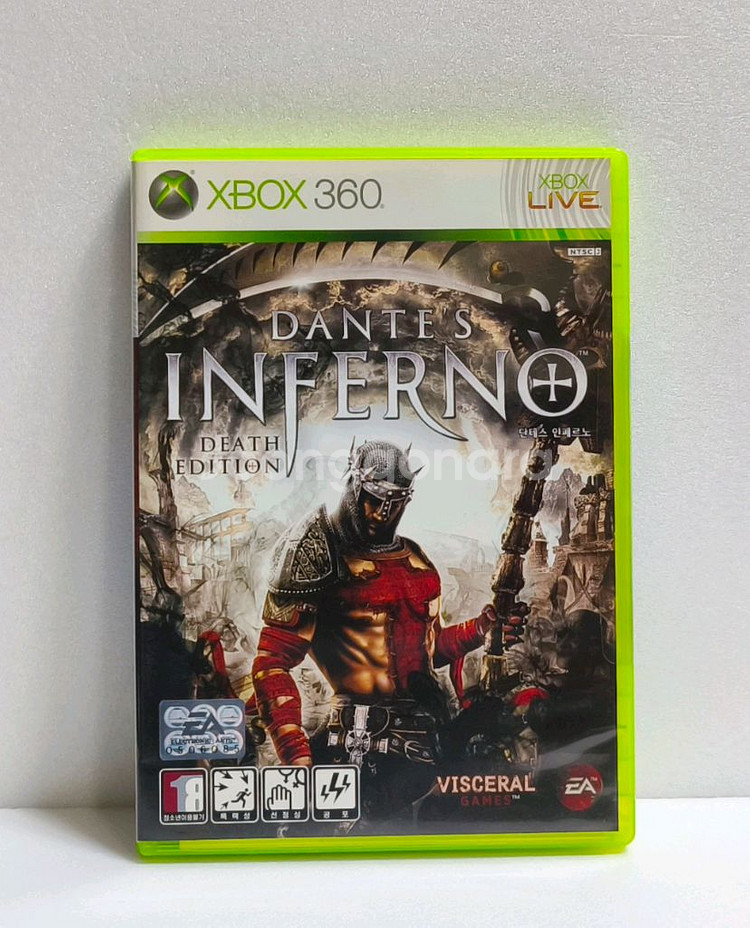 무배XBOX360 정발 영문 단테스 인페르노 데쓰에디션--0
